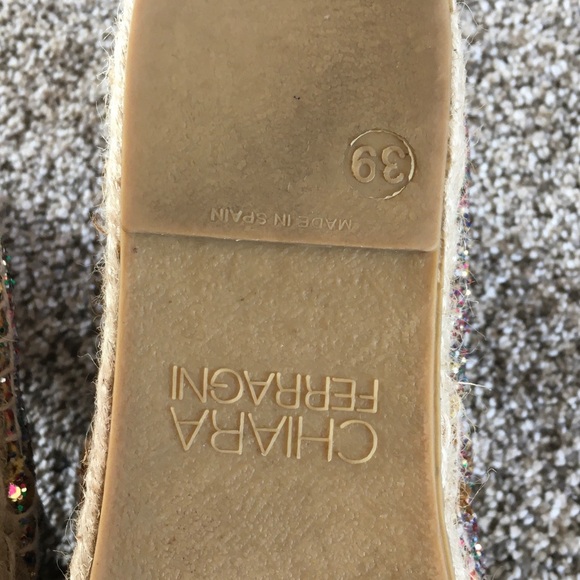 Chiara Ferragni Multicolor Glitter Flats - Picture 6 of 9